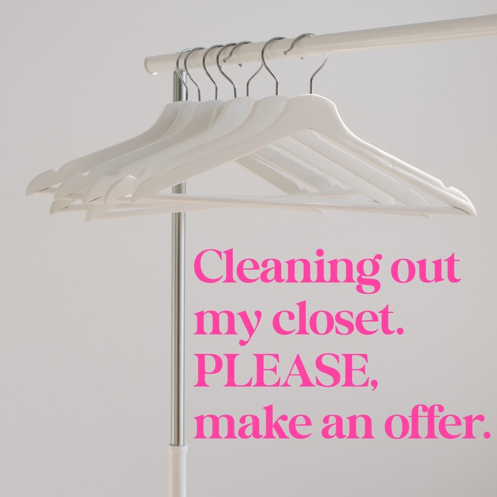 Please make an offer…looking to clean out my closet.